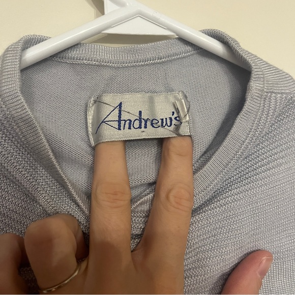 Elegant Gray Sleeveless Women's Vintage Tank Top - Picture 3 of 7